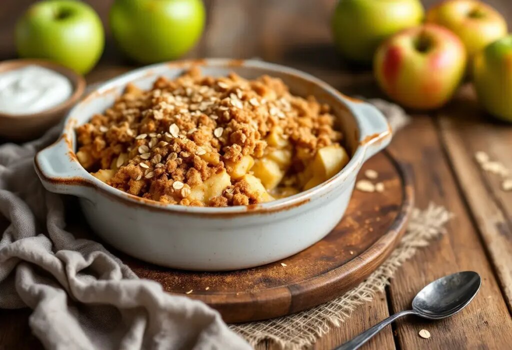 Un crumble aux pommes sans beurre pour une version plus légère.jpg